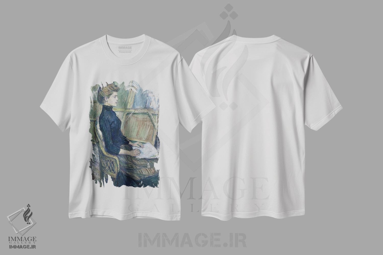 تیشرت طرح دار آثار آنری دو تولوز-لوترک - immage.ir