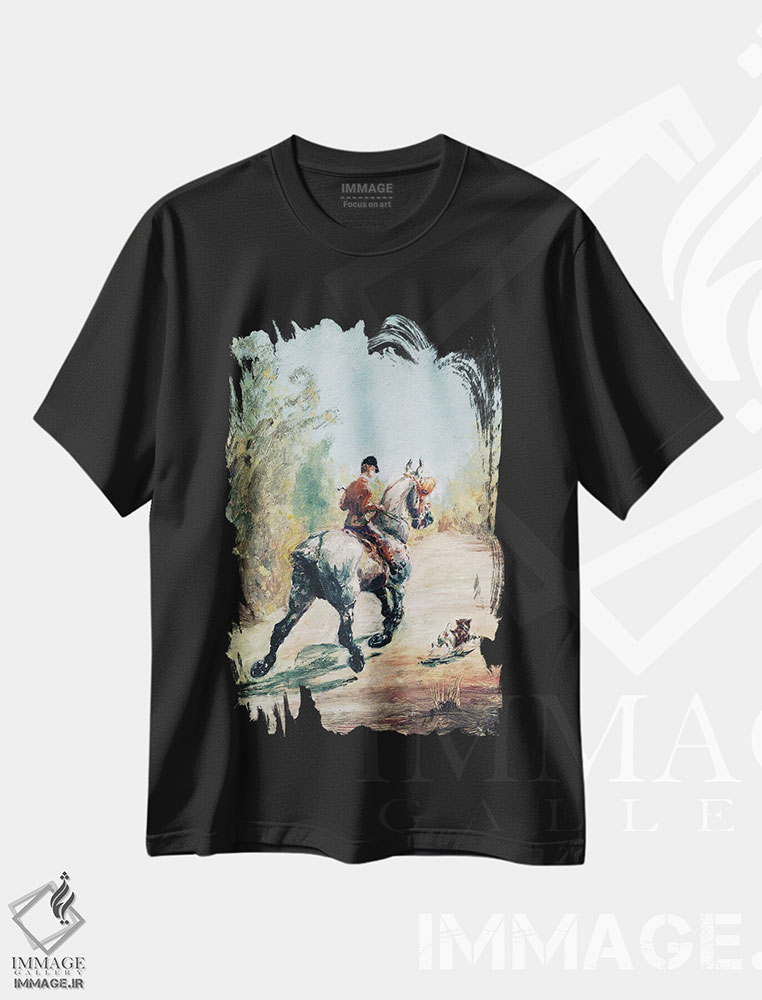 تیشرت طرح دار آثار آنری دو تولوز-لوترک - فروشگاه ایماژ