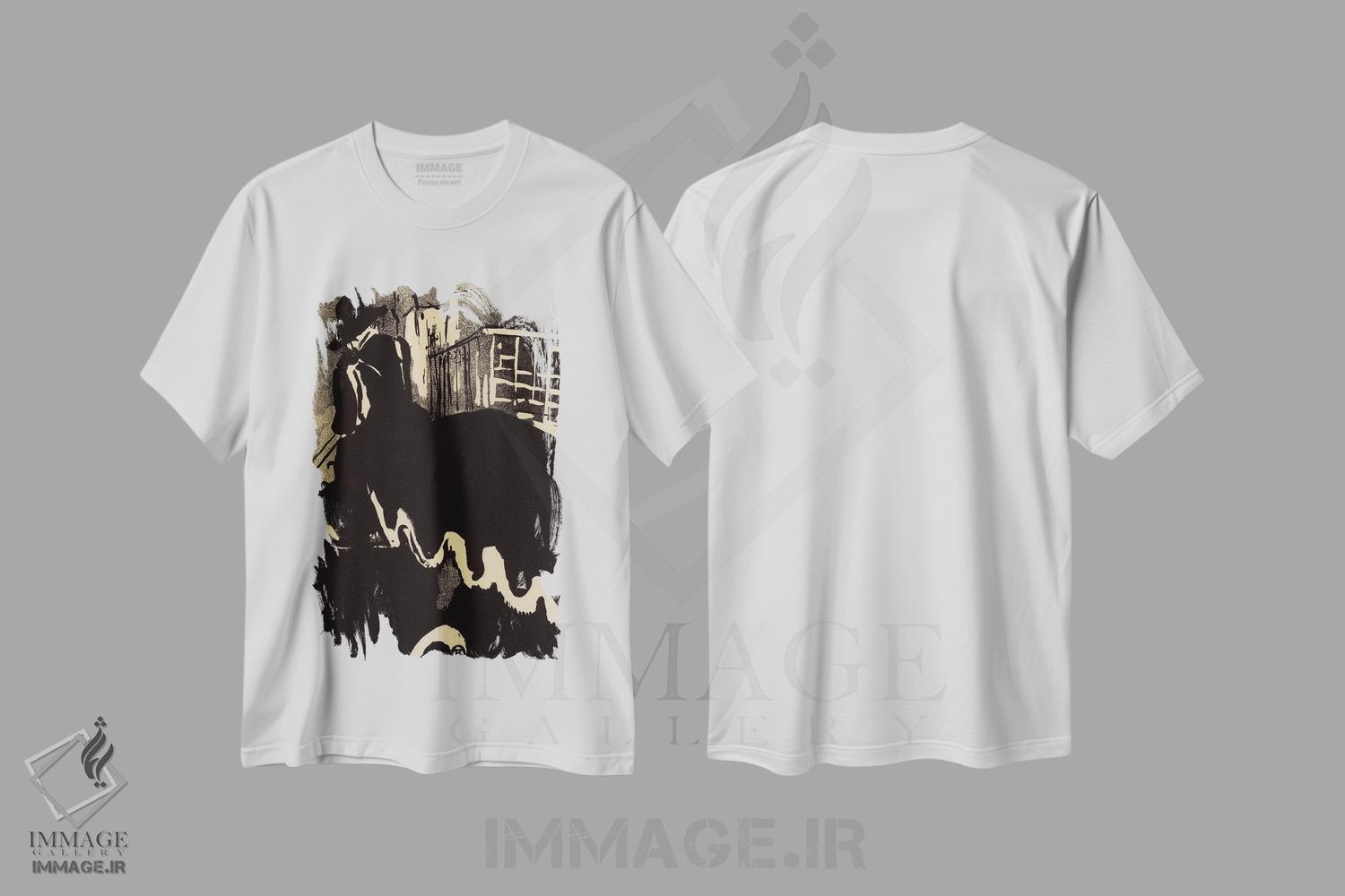 تیشرت طرح دار آخرین بالاد، هنر فاخر کلاسیک اثر آنری دو تولوز-لوترک | immage.ir