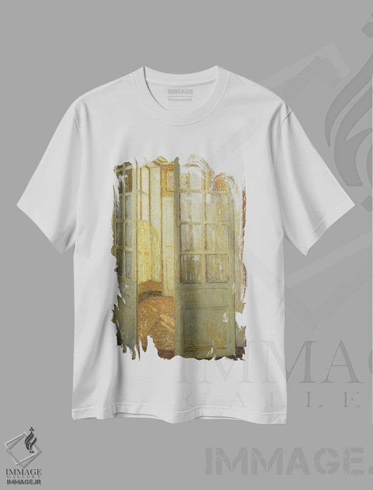 تیشرت طرح دار آثار آنری اوژن اوگوستین لو سیدانر - فروشگاه ایماژ