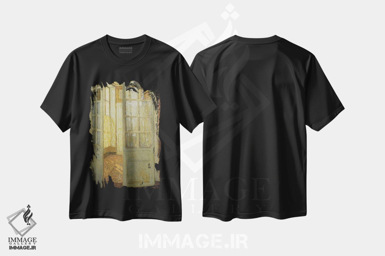 تیشرت طرح دار آثار آنری اوژن اوگوستین لو سیدانر - immage.ir