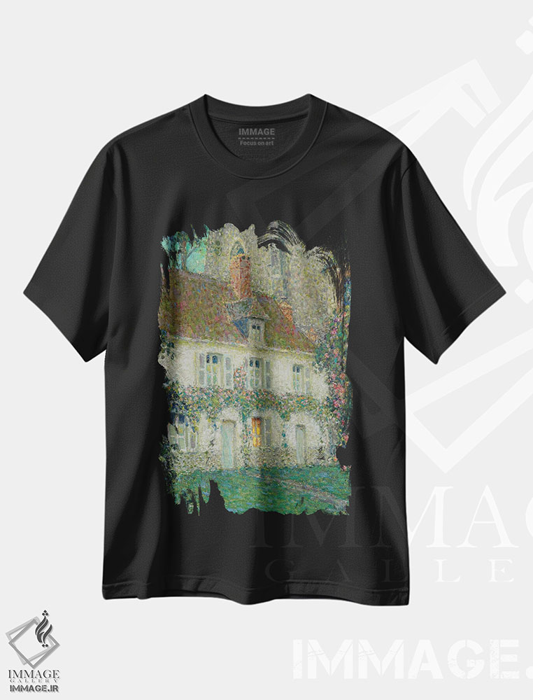 تیشرت طرح دار آثار آنری اوژن اوگوستین لو سیدانر - فروشگاه ایماژ