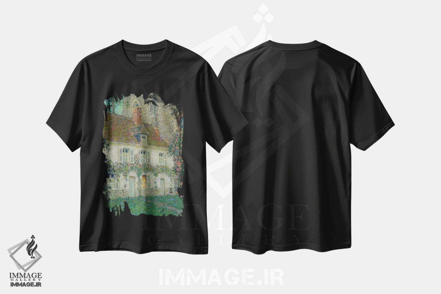 تیشرت طرح دار آثار آنری اوژن اوگوستین لو سیدانر - فروشگاه ایماژ