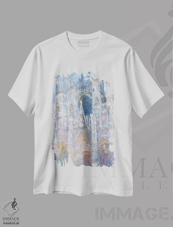 تیشرت طرح دار آثار کلود مونه - immage.ir