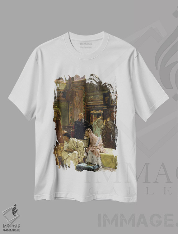 تیشرت طرح دار 1874,نگارخانه، ۱۸۷۴، هنر فاخر کلاسیک اثر سر لاورنس آلما-تادما | immage.ir