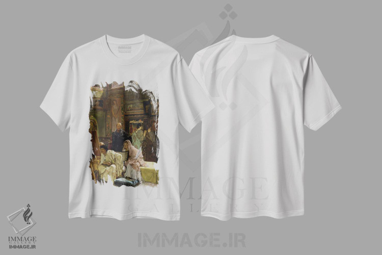 تیشرت طرح دار 1874,نگارخانه، ۱۸۷۴، هنر فاخر کلاسیک اثر سر لاورنس آلما-تادما | immage.ir