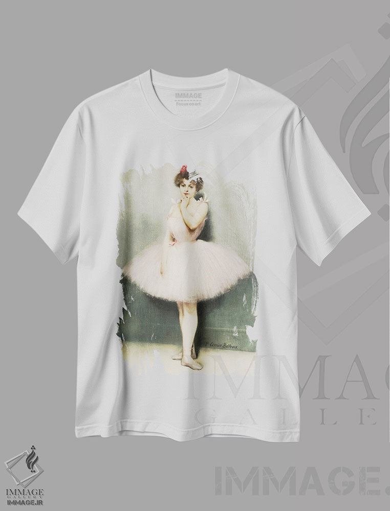 تیشرت طرح دار کلمباین، هنر فاخر کلاسیک اثر پیر کاریه-بلوُز | immage.ir