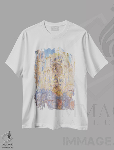 تیشرت طرح دار آثار کلود مونه - immage.ir