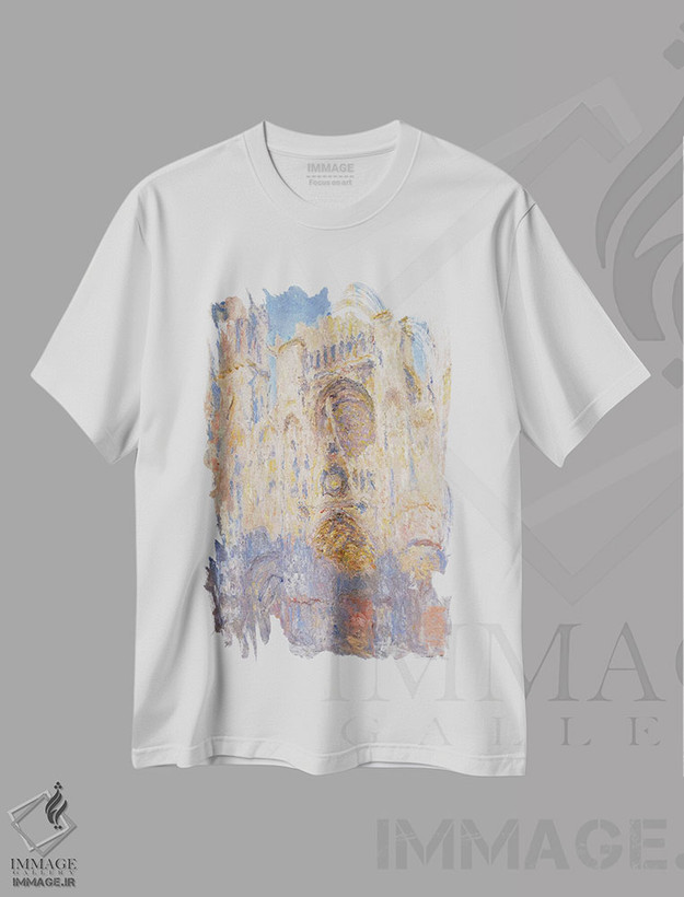تیشرت طرح دار آثار کلود مونه - immage.ir