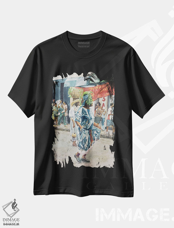 تیشرت طرح دار رقص خیابانی، ۲۰۰۲، هنر آمریکایی آفریقایی تبار اثر کالین بوتمن | immage.ir