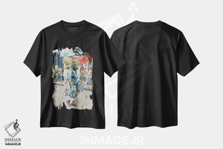 تیشرت طرح دار رقص خیابانی، ۲۰۰۲، هنر آمریکایی آفریقایی تبار اثر کالین بوتمن | immage.ir