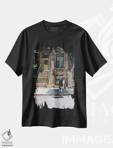 تیشرت طرح دار سفر، ۲۰۰۲، هنر آمریکایی آفریقایی تبار اثر کالین بوتمن | فروشگاه ایماژ