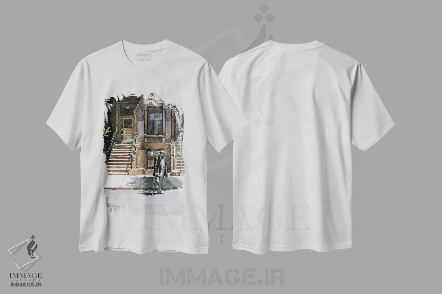 تیشرت طرح دار سفر، ۲۰۰۲، هنر آمریکایی آفریقایی تبار اثر کالین بوتمن | immage.ir