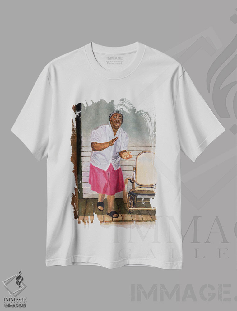 تیشرت طرح دار آثار کالین بوتمن - فروشگاه ایماژ
