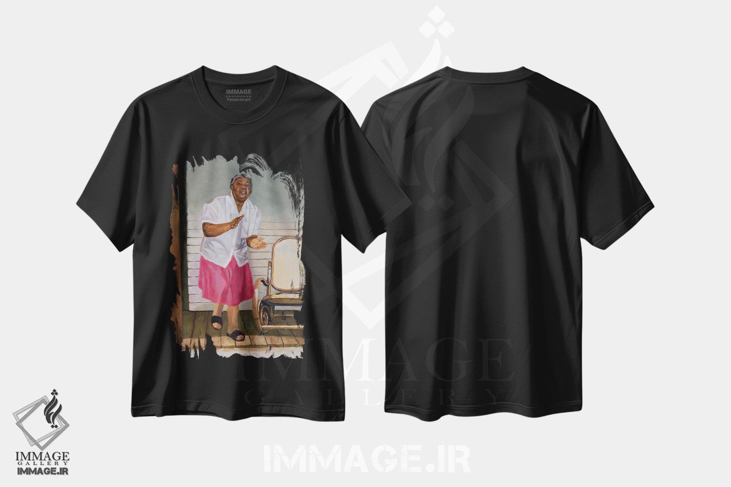 تیشرت طرح دار آثار کالین بوتمن - immage.ir