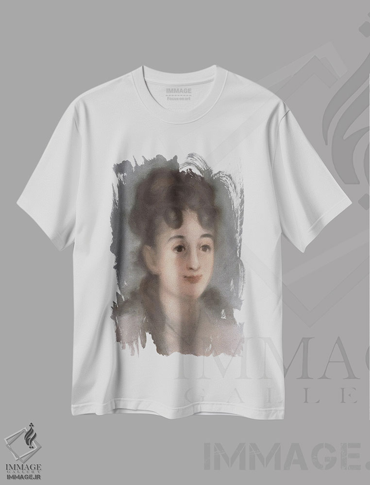 تیشرت طرح دار پرترهٔ اِوا گونزالس، ۱۸۷۹، دکور معاصر اثر ادوارد مانه | immage.ir