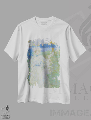 تیشرت طرح دار غروب، بوستون، ۱۸۹۵-۱۸۹۶، دکور معاصر اثر موریس برزیل پرندرگست | فروشگاه ایماژ