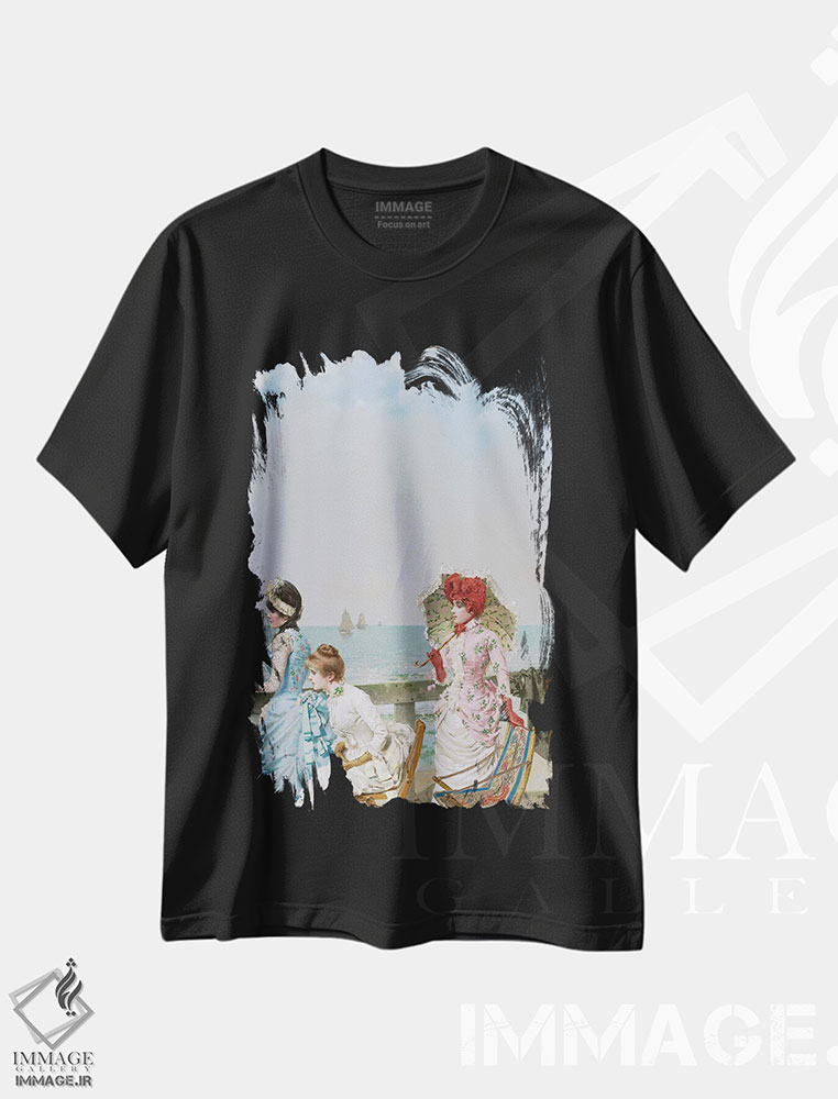 تیشرت طرح دار ظهر در دریا، ۱۸۸۴، دکور معاصر اثر ویتو ریـو ماتئو کورکوس | immage.ir