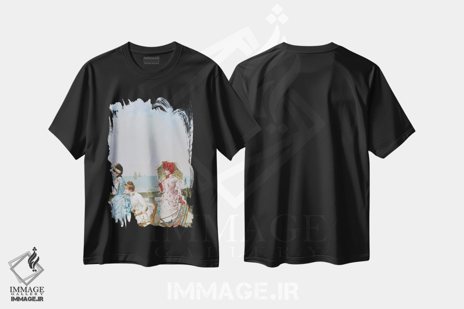 تیشرت طرح دار ظهر در دریا، ۱۸۸۴، دکور معاصر اثر ویتو ریـو ماتئو کورکوس | immage.ir