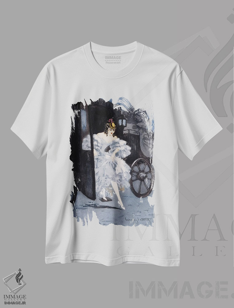 تیشرت طرح دار ورود، حدود ۱۹۴۱، آرت دکو اثر لوئیس ایکارت | immage.ir