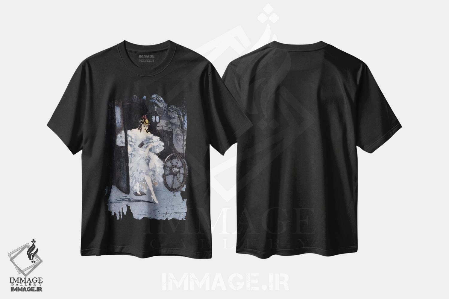 تیشرت طرح دار ورود، حدود ۱۹۴۱، آرت دکو اثر لوئیس ایکارت | فروشگاه ایماژ