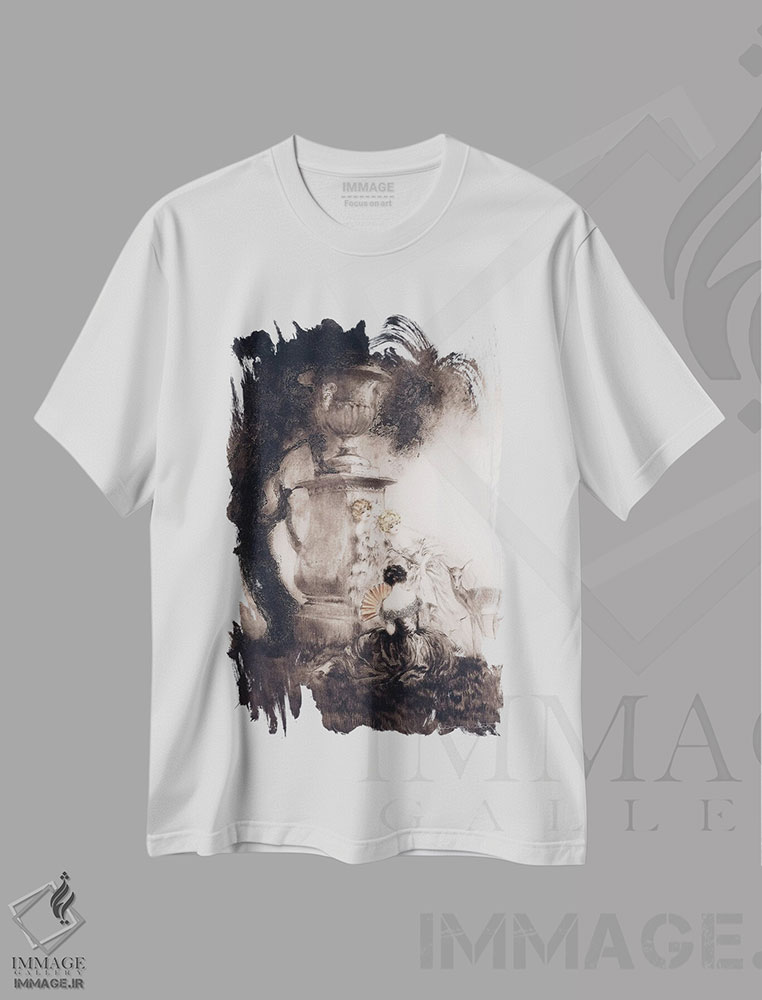 تیشرت طرح دار چهار گوزن، ۱۹۲۹، آرت دکو اثر لوئیس ایکارت | immage.ir