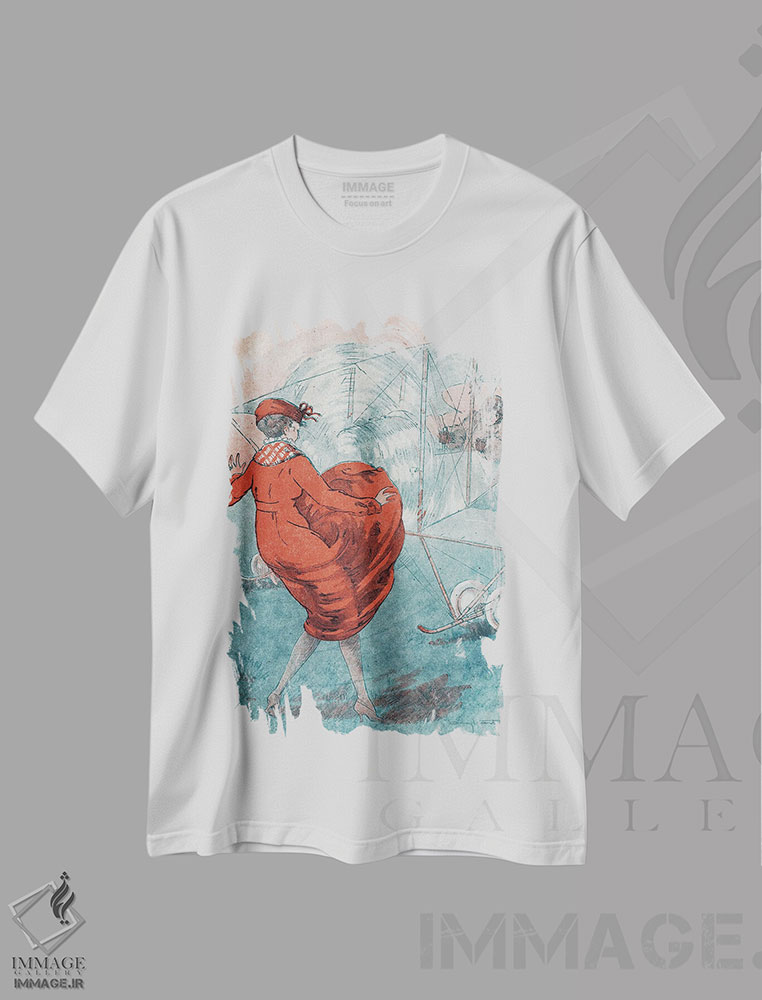 تیشرت طرح دار آثار لوئیس ایکارت - immage.ir