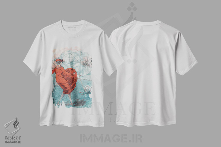 تیشرت طرح دار آثار لوئیس ایکارت - immage.ir