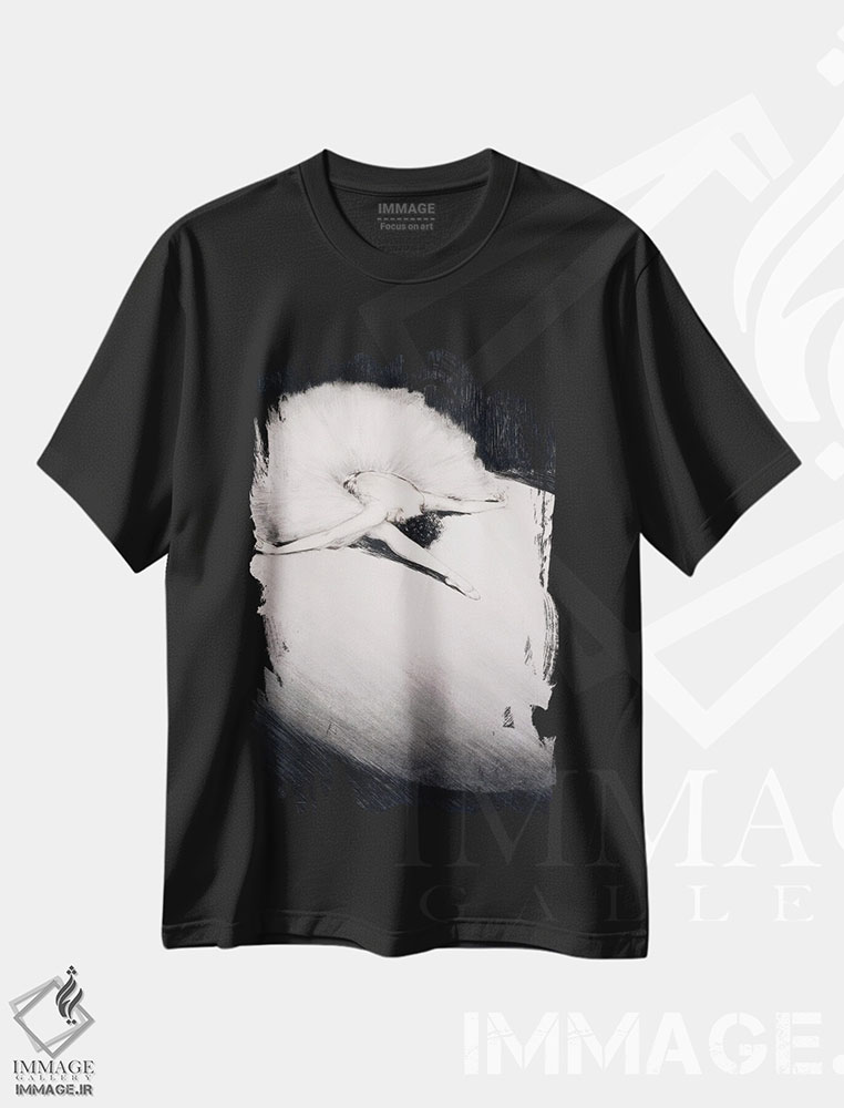 تیشرت طرح دار پایان، آرت دکو اثر لوئیس ایکارت | فروشگاه ایماژ