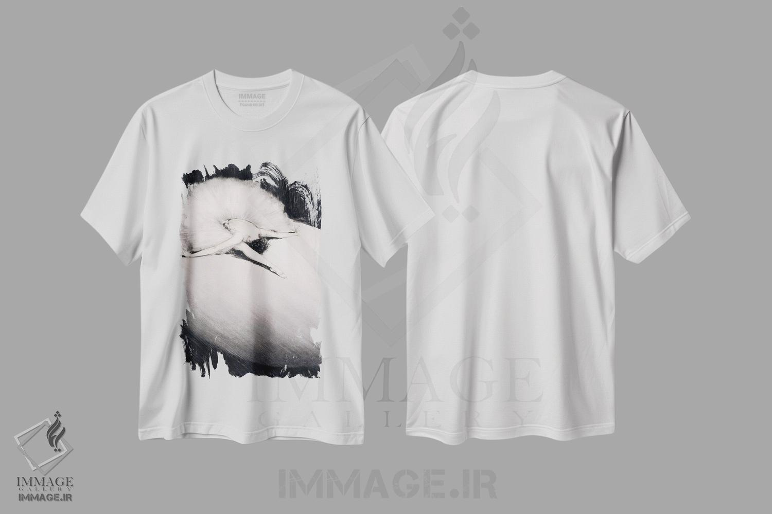 تیشرت طرح دار پایان، آرت دکو اثر لوئیس ایکارت | immage.ir