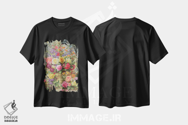 تیشرت طرح دار عطر دل انگیز یک روز تابستانی، تزئینی اثر آلبرت ویلیامز | immage.ir