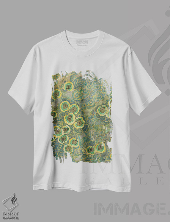 تیشرت طرح دار برگهٔ الگو، ۱۸۹۸، هنر فاخر کلاسیک اثر آندریاس اشنایدر | فروشگاه ایماژ