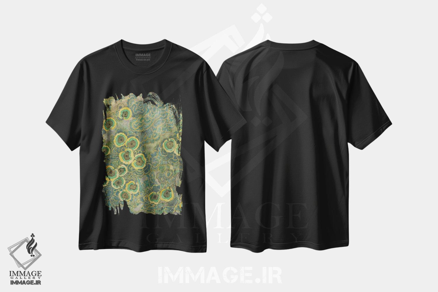 تیشرت طرح دار برگهٔ الگو، ۱۸۹۸، هنر فاخر کلاسیک اثر آندریاس اشنایدر | immage.ir