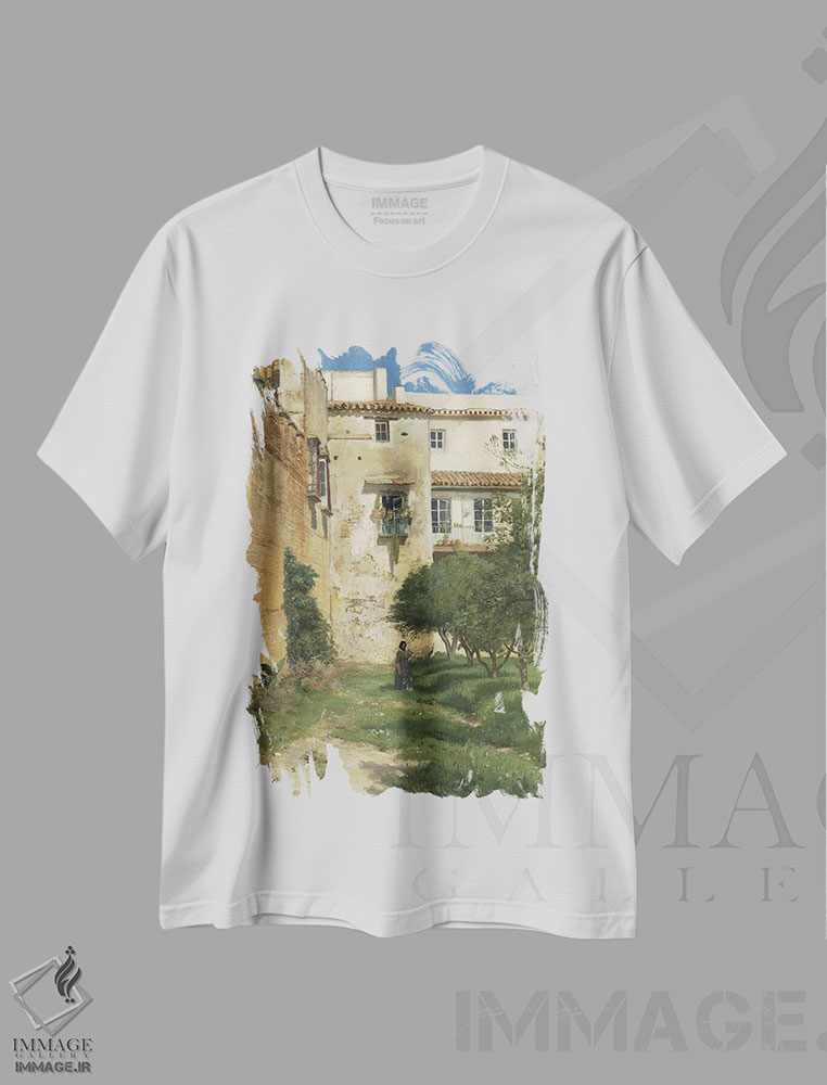 تیشرت طرح دار از سویل، اسپانیا، ۱۸۸۲، هنر فاخر کلاسیک اثر کریستین اریکسن اسکریدسویک | فروشگاه ایماژ