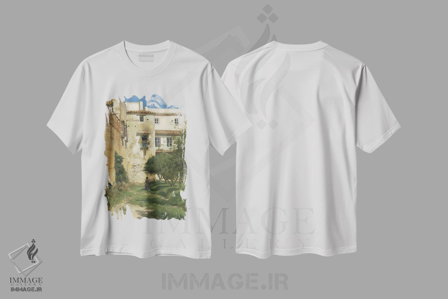 تیشرت طرح دار از سویل، اسپانیا، ۱۸۸۲، هنر فاخر کلاسیک اثر کریستین اریکسن اسکریدسویک | فروشگاه ایماژ