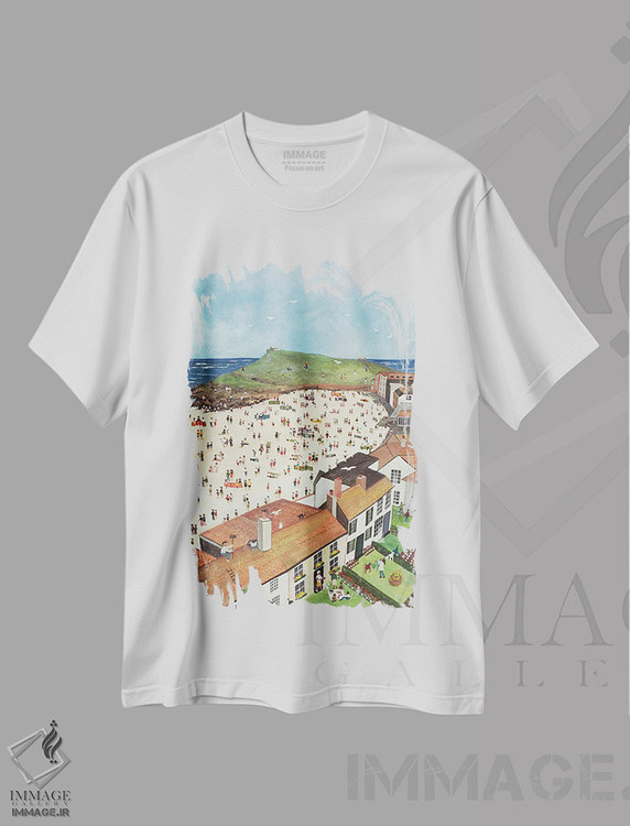 تیشرت طرح دار منظره از گالری تیت، سنت آیوز، هنر فاخر کلاسیک اثر جودی جوئل | immage.ir