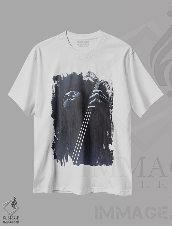 تیشرت طرح دار در حال اوج، هنر فاخر کلاسیک اثر کاریا موچره را | immage.ir