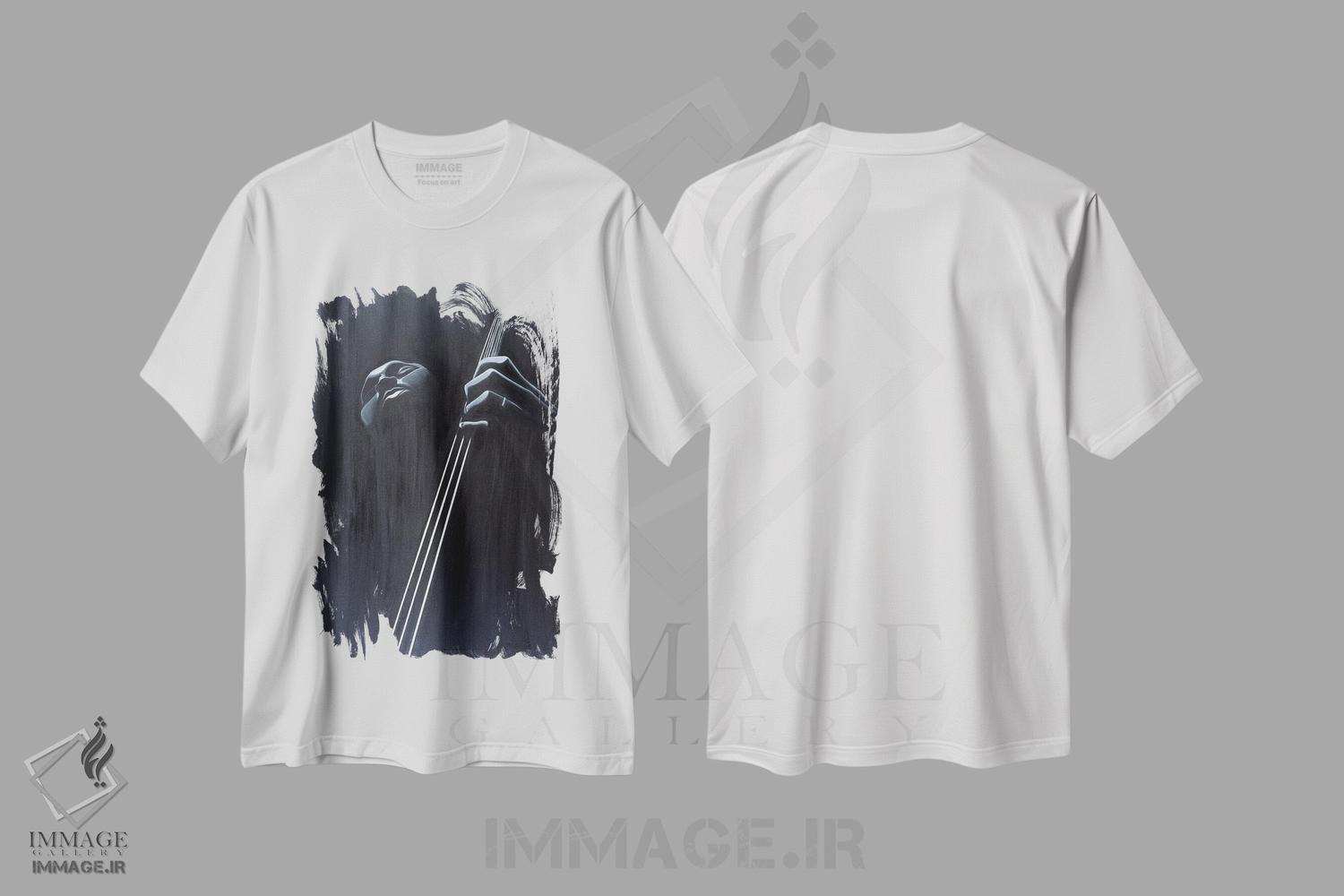 تیشرت طرح دار در حال اوج، هنر فاخر کلاسیک اثر کاریا موچره را | immage.ir