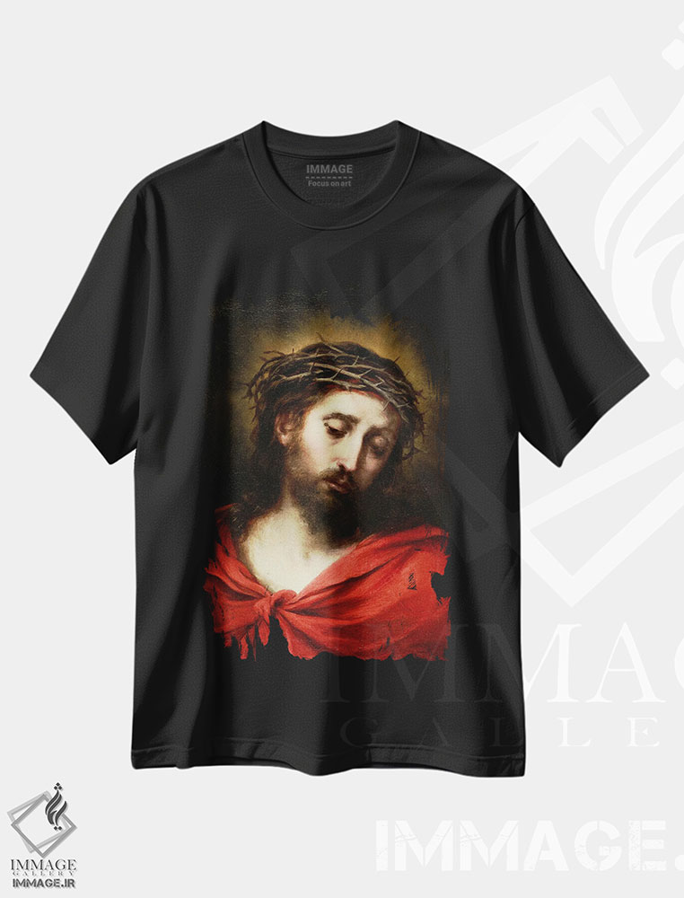 تیشرت طرح دار اینک انسان یا مسیح رنجدیده، هنر فاخر کلاسیک اثر بارتولومه استبان موریو | فروشگاه ایماژ