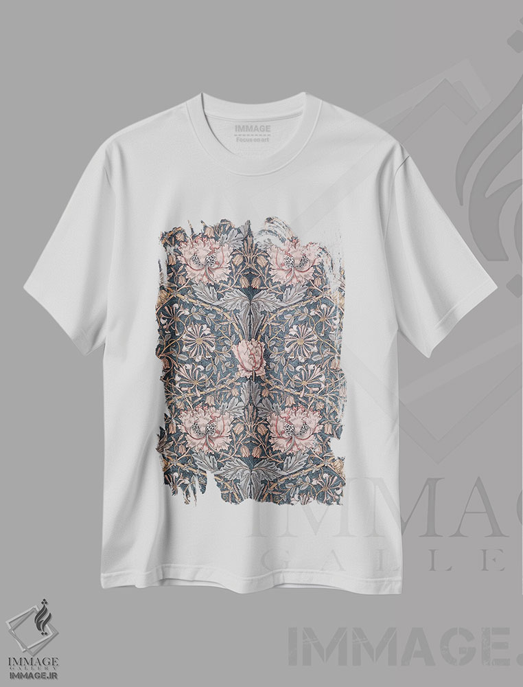 تیشرت طرح دار پیچ امین الدوله، ۱۸۷۶، تزئینی اثر ویلیام موریس | immage.ir