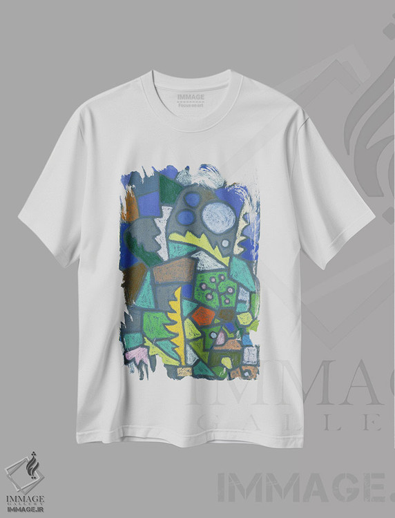 تیشرت طرح دار باغ گل، ۱۹۳۲، هنر فاخر کلاسیک اثر پل کله | immage.ir