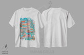 تیشرت طرح دار جادهٔ اصلی و راه های فرعی، آبستره اثر پل کله | فروشگاه ایماژ