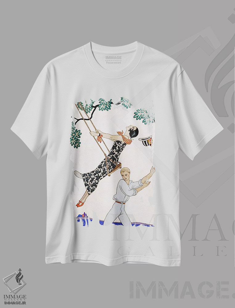 تیشرت طرح دار تاب، دهه ۱۹۲۰، آرت دکو اثر جورج باربیه | immage.ir