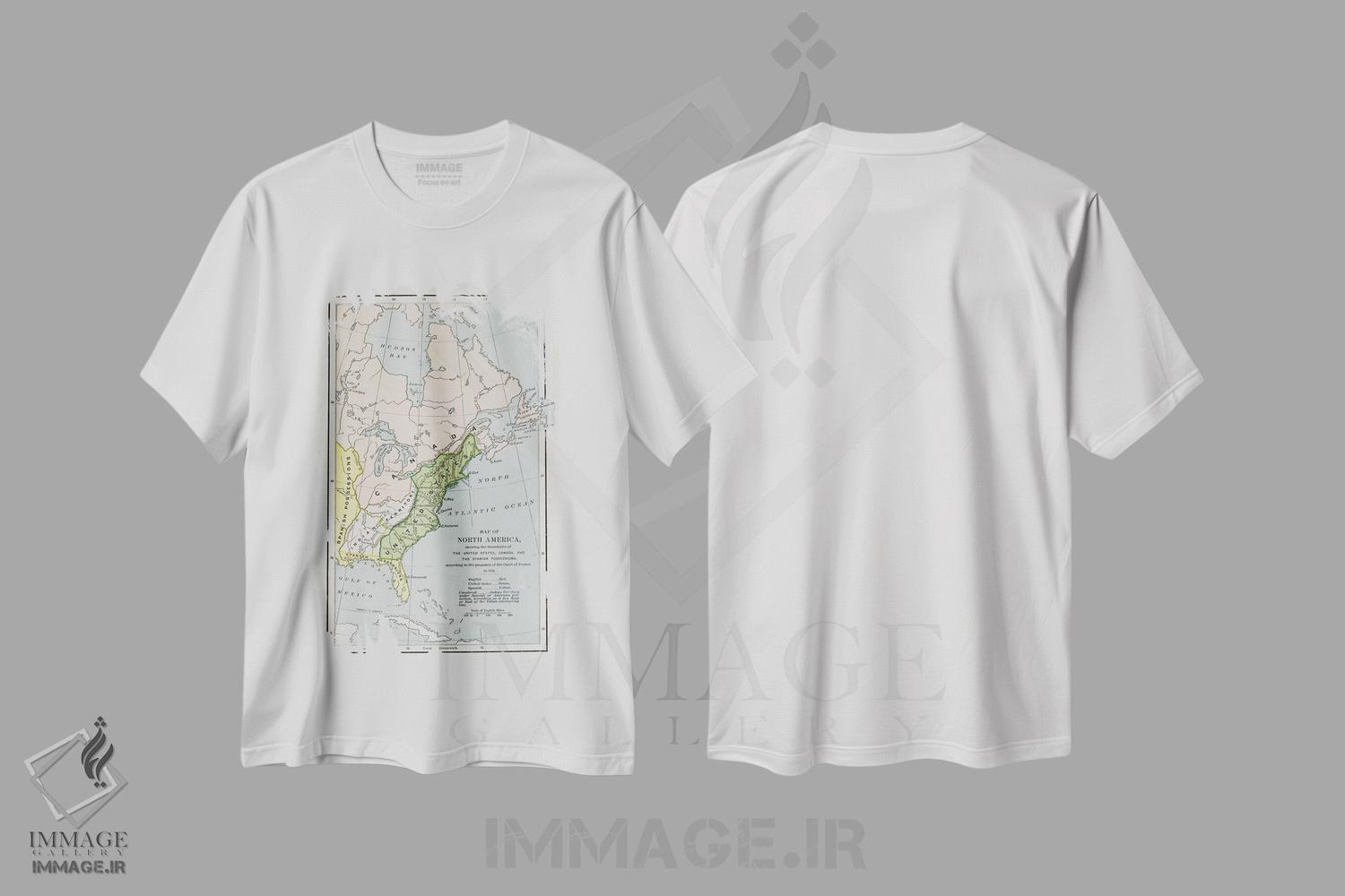 تیشرت طرح دار آثار مکتب انگلیسی - immage.ir