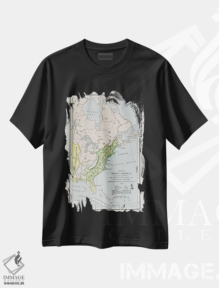 تیشرت طرح دار آثار مکتب انگلیسی - فروشگاه ایماژ