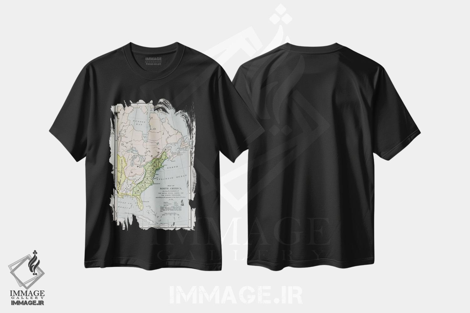 تیشرت طرح دار آثار مکتب انگلیسی - فروشگاه ایماژ