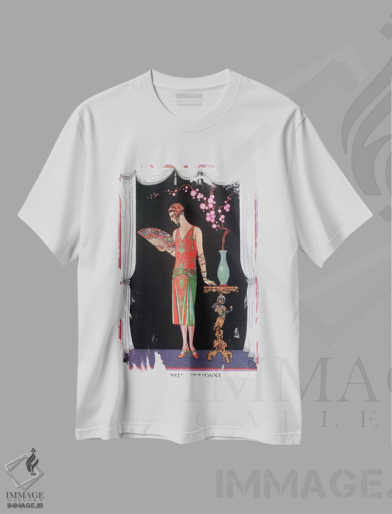 تیشرت طرح دار آثار جورج باربیه - فروشگاه ایماژ