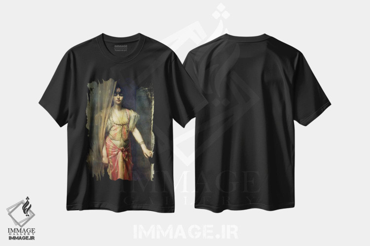 تیشرت طرح دار سوجا ساری، دکور آسیایی اثر گاستون کازیمیر سنت-پیـر | فروشگاه ایماژ