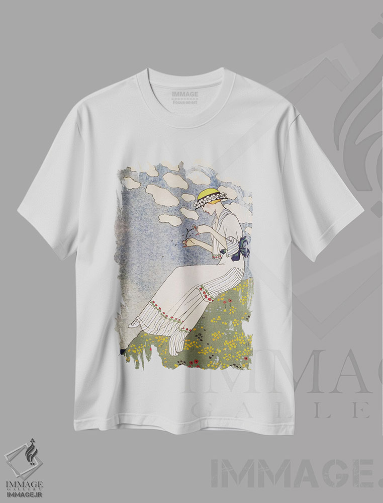 تیشرت طرح دار نگویید هیچ چیز، از گازت دو بون تون شماره ۱۰، ۱۹۱۳، آرت دکو اثر جورج باربیه | immage.ir