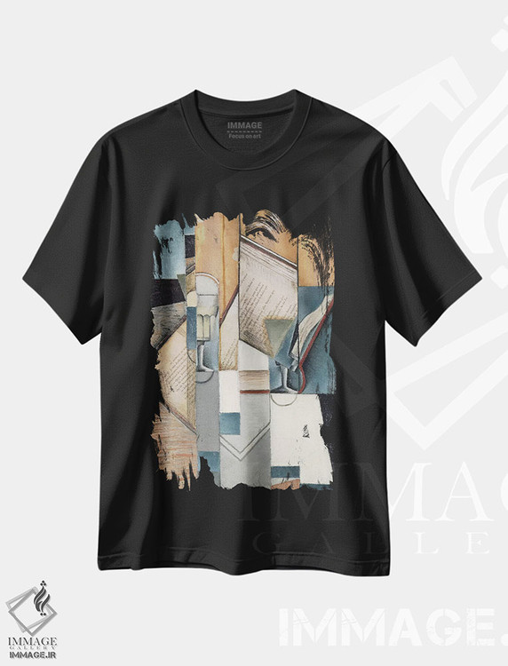 تیشرت طرح دار کتاب، ۱۹۱۳ اثر خوان گрис | immage.ir